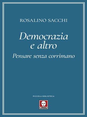 cover image of Democrazia e altro